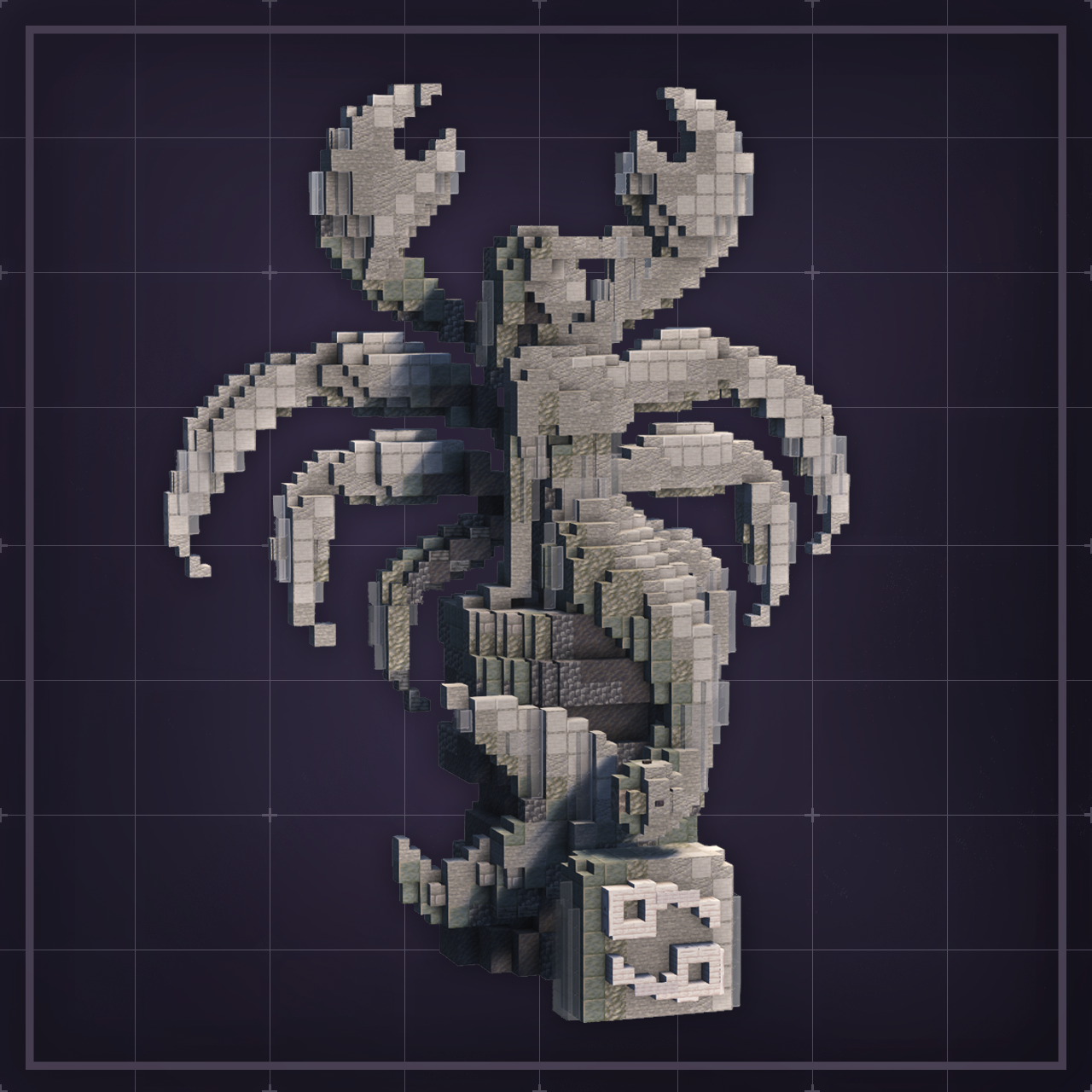 Cancer Statue - Statues Minecraft Build Download | KnightyBuilds