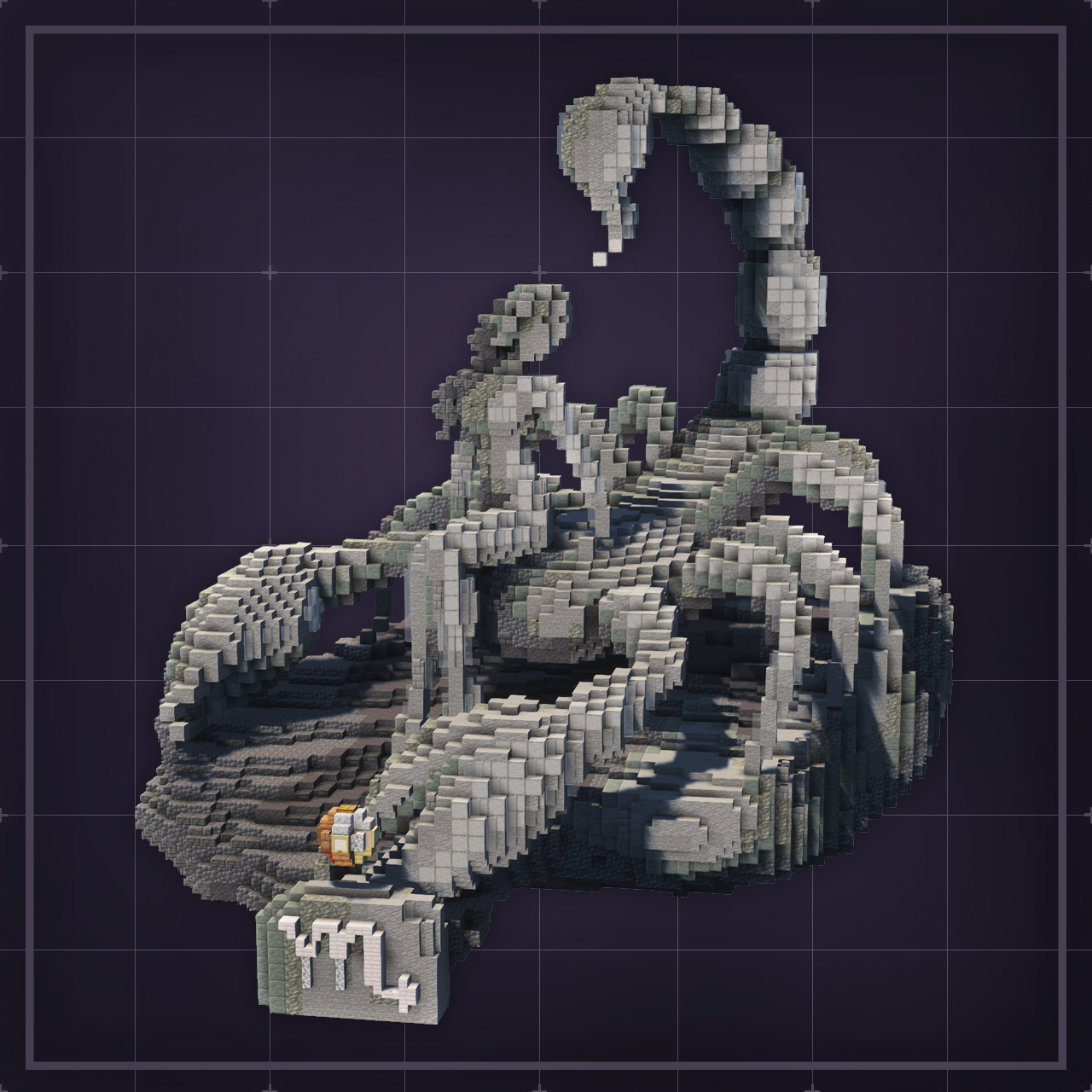 Scorpio Statue - Statues Minecraft Build Download | KnightyBuilds